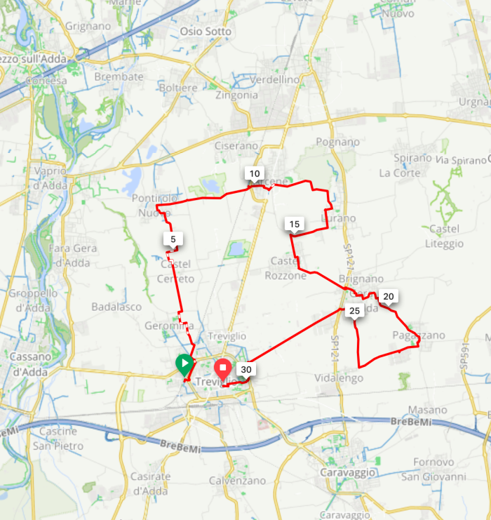 mappa 30 km mappa 30 km